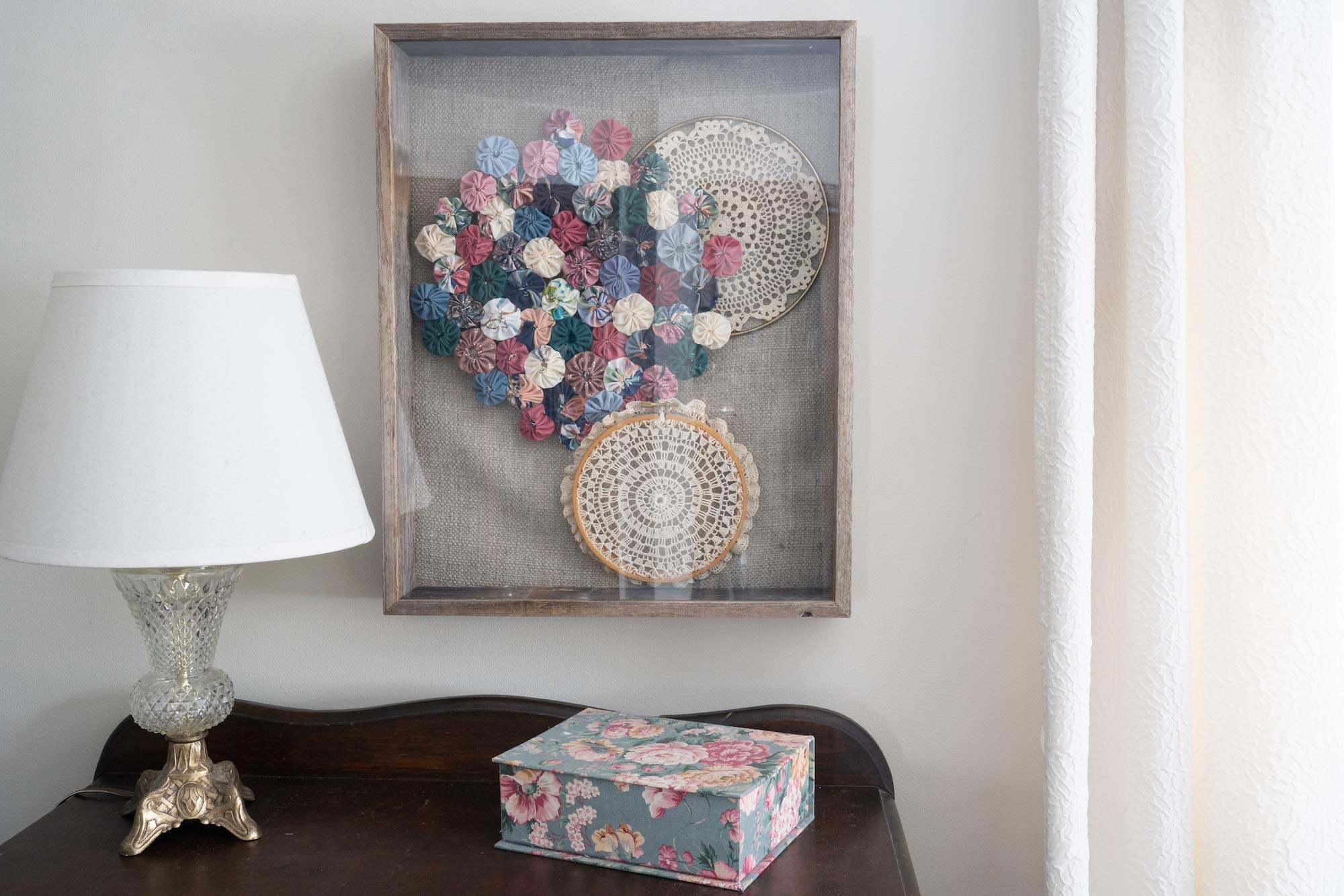 BARNWOODUSA Custom Rustic Farmhouse Collectible Shadow Box Picture Frame Made of Upcycled Wood Shadow Box 4 x 5 - Image 5