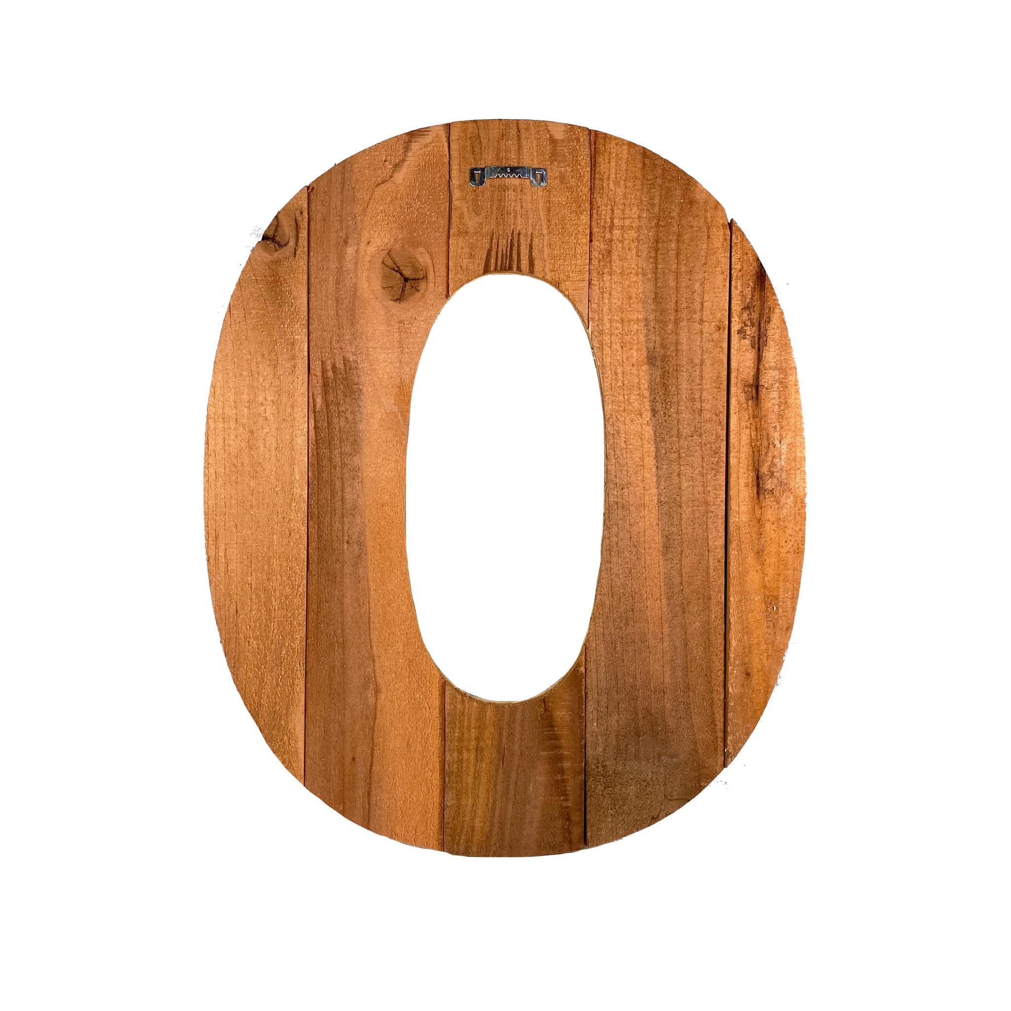 BARNWOODUSA Distressed Rustic Barn Wood Number 0, Alphabet Wall Décor Monogram, White Wash, - Image 5