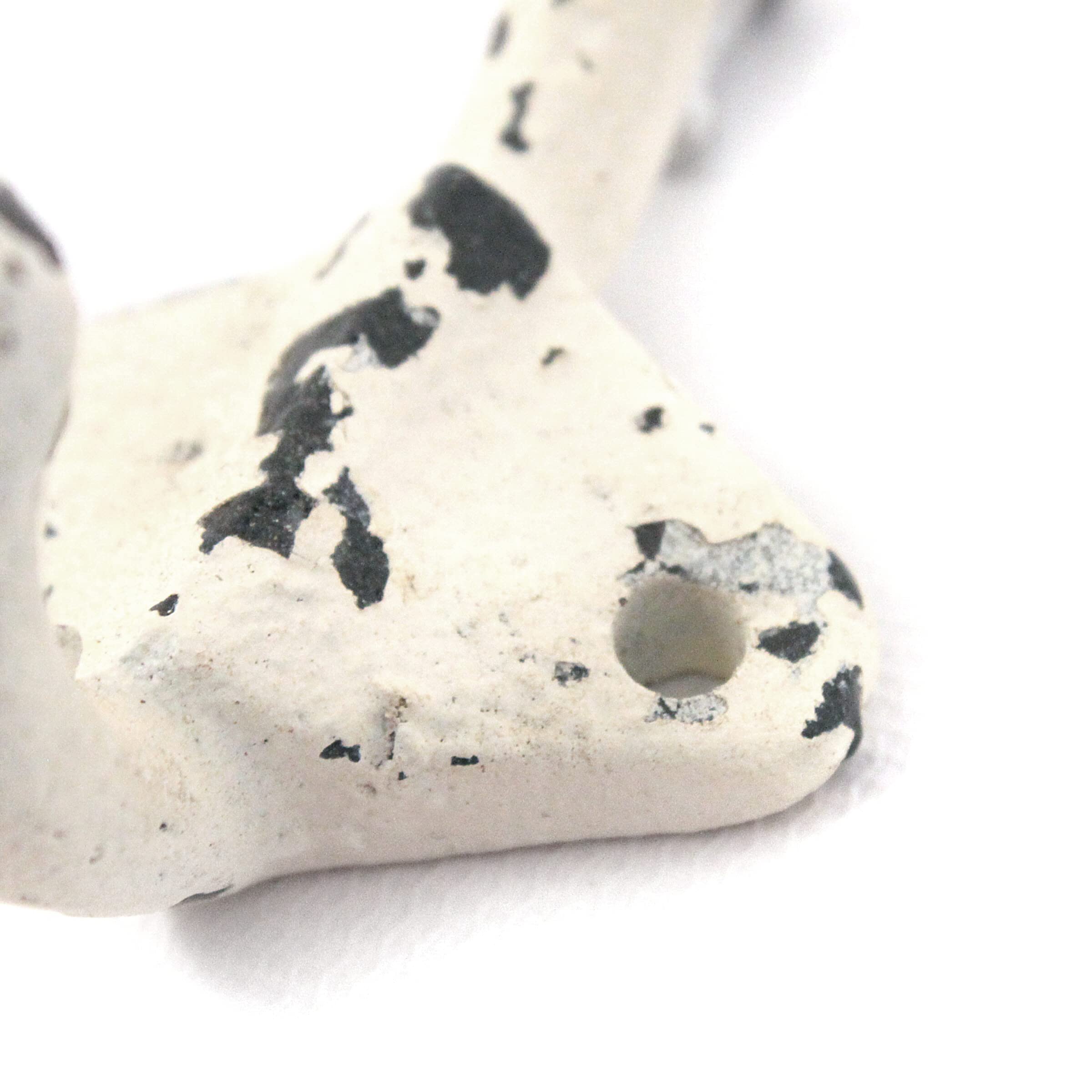 BARNWOODUSA Distressed White Cast Iron Wall Hook Chic Decorative Wall Mounted Hook for Rustic Style Distressed White 3 3/8" L Set of 12 - Image 5