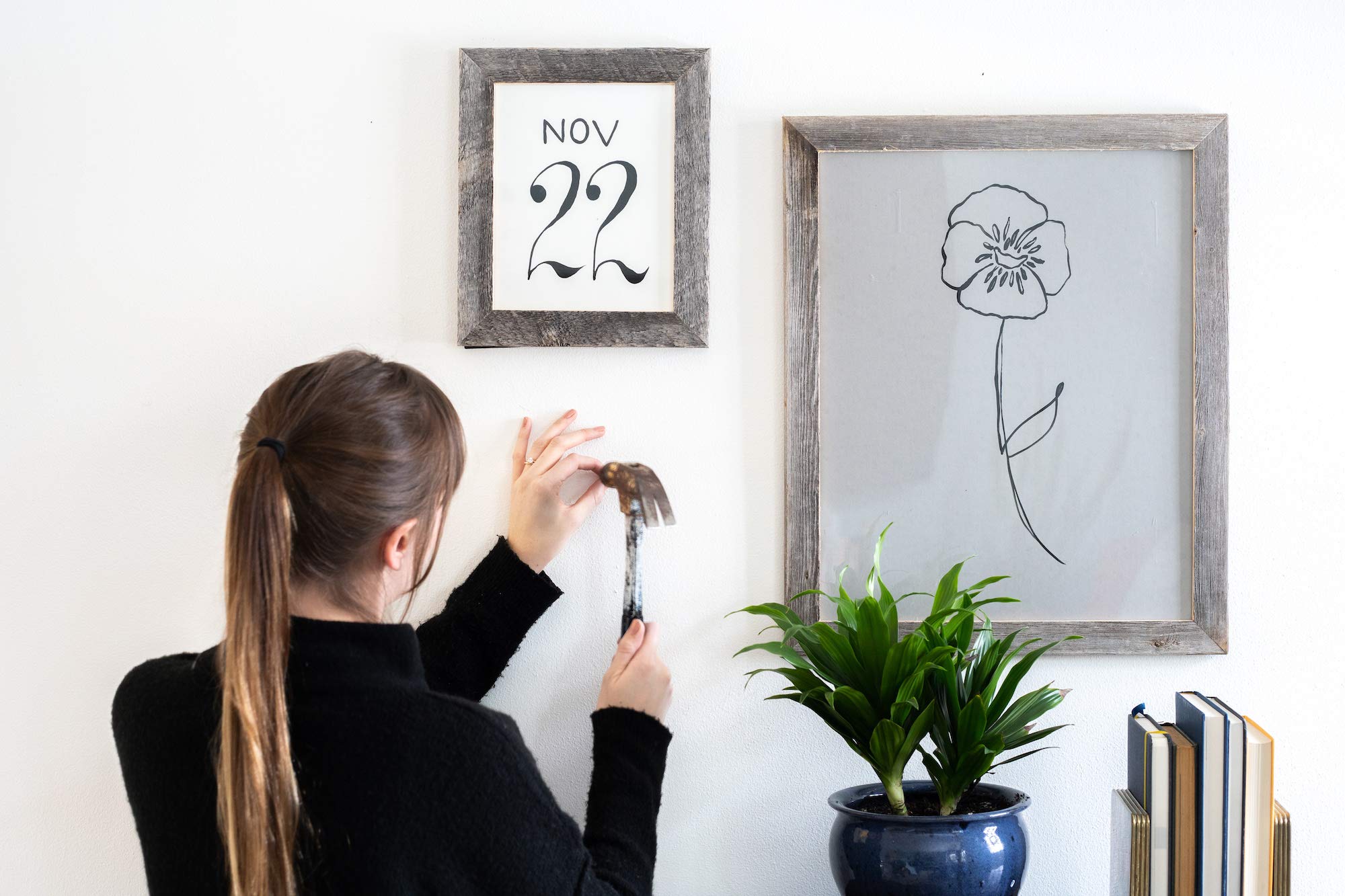 BarnwoodUSA LLC 4x4 Made-to-Size Custom Real Reclaimed Rustic Wood Picture Photo Frames Farmhouse Barn Decor 1.5 Inch Wide Portrait or Landscape Weathered Gray - Image 5