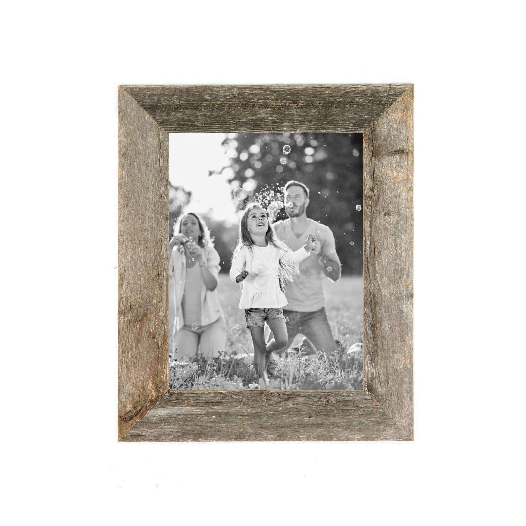 BarnwoodUSA LLC 4x4 Made-to-Size Custom Real Reclaimed Rustic Wood Picture Photo Frames Farmhouse Barn Decor 1.5 Inch Wide Portrait or Landscape Weathered Gray - Image 7