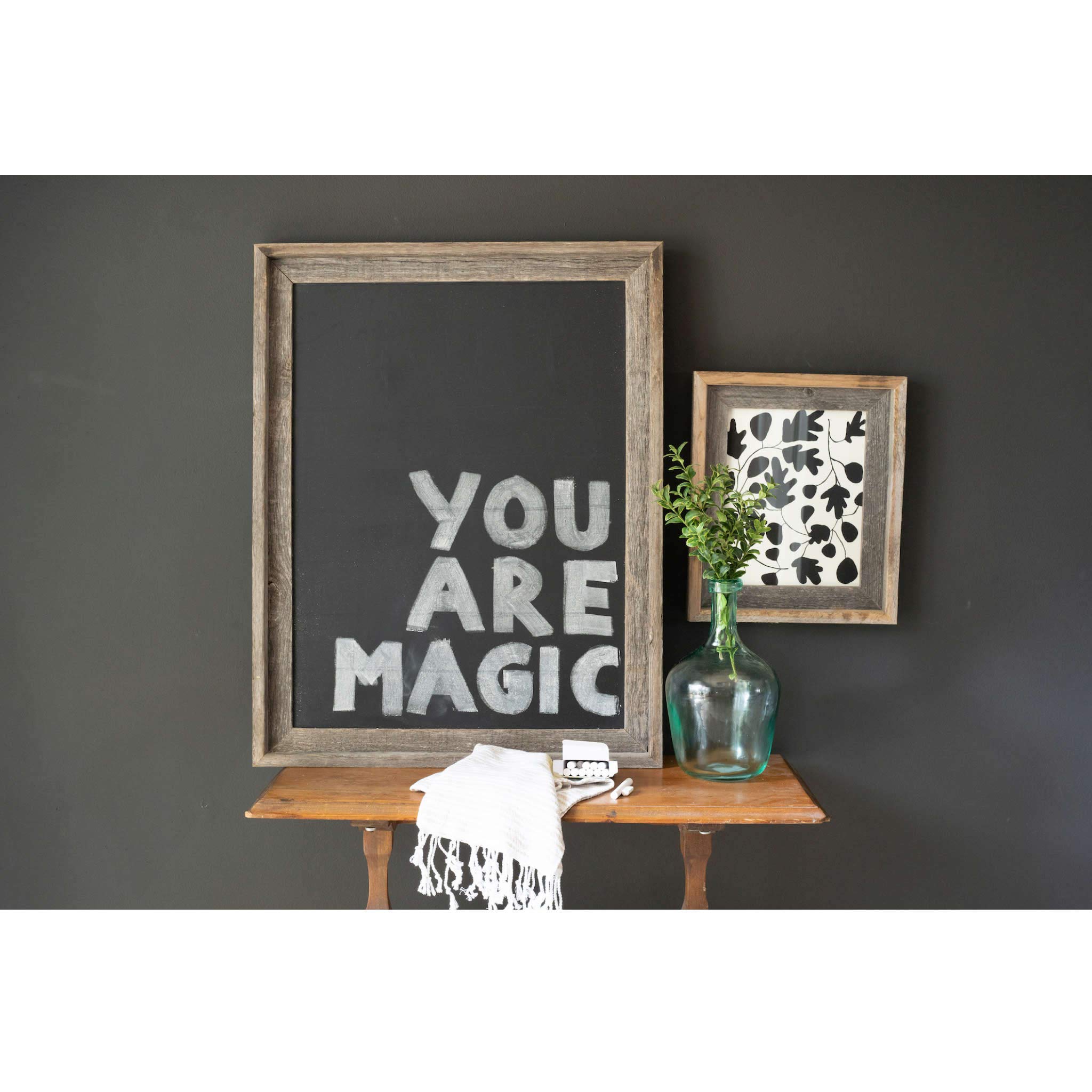 BARNWOODUSA LLC Back to School Large Farmhouse Style Chalkboard Sign with Reclaimed Wood Frame, Rustic Wall Décor (18x24) - Image 3