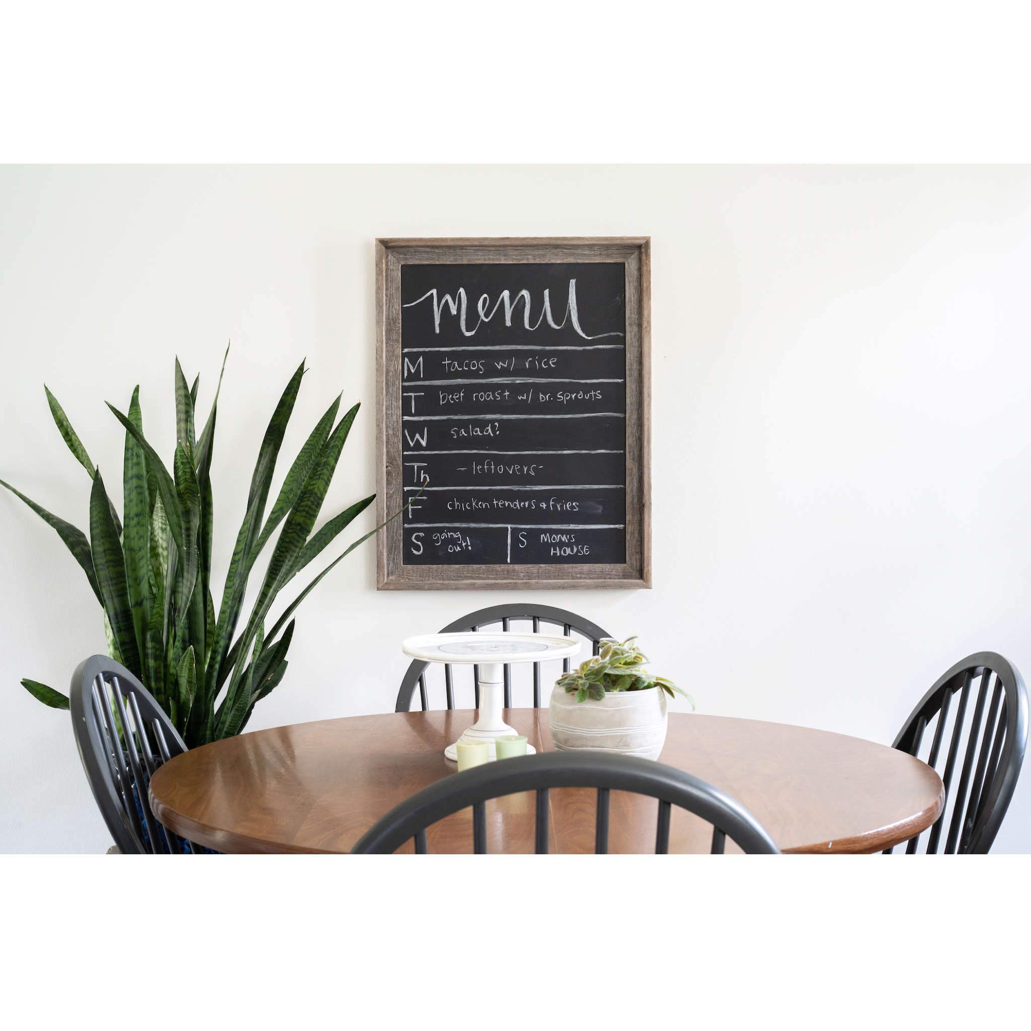 BARNWOODUSA LLC Back to School Large Farmhouse Style Chalkboard Sign with Reclaimed Wood Frame, Rustic Wall Décor (18x24) - Image 9