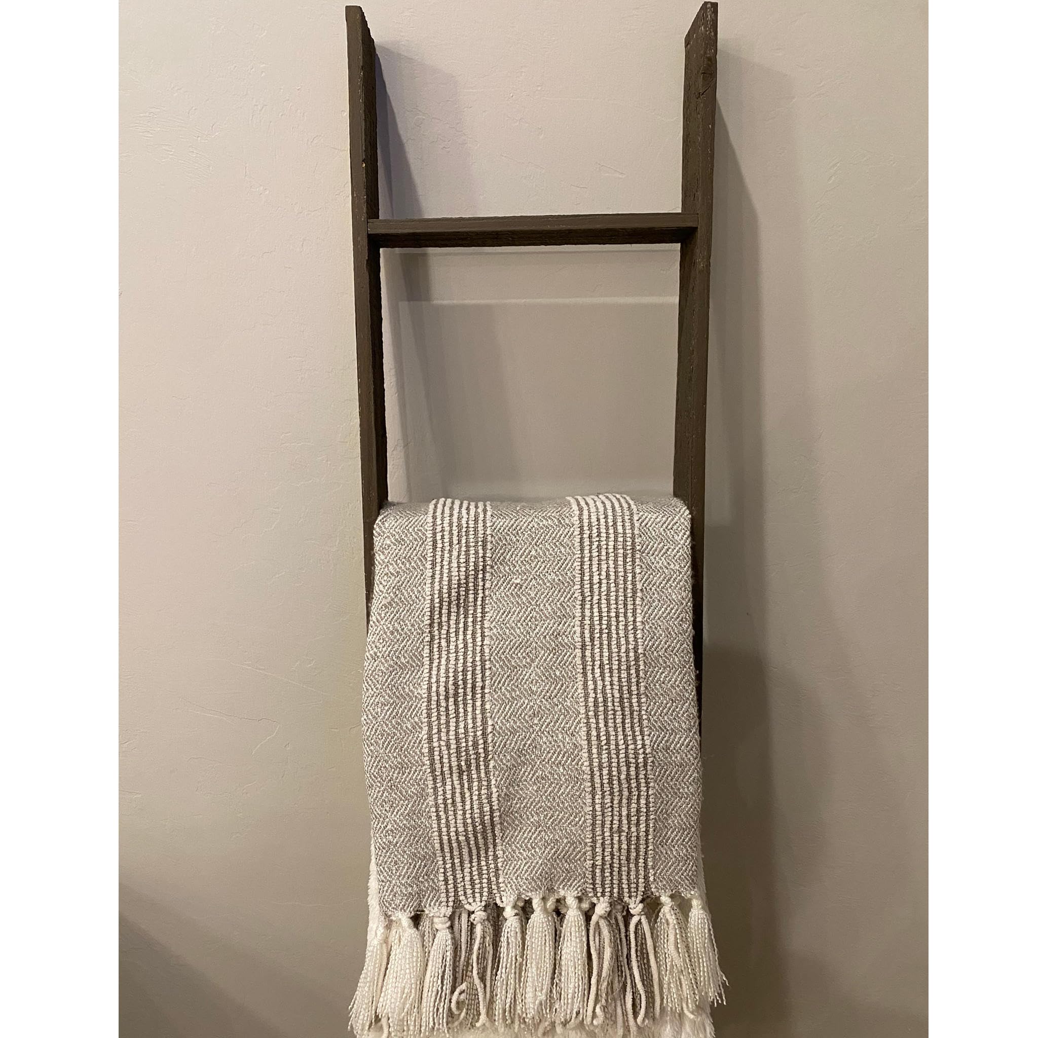 BarnwoodUSA Reclaimed Wood Bookcase Ladder (5 Foot, Brown) - Image 7