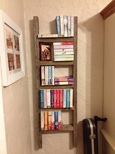 BARNWOODUSA Rustic Decorative Ladder - 100% Upcycled Wood (48" x 12" x 1.5", Weathered Gray) - Image 7