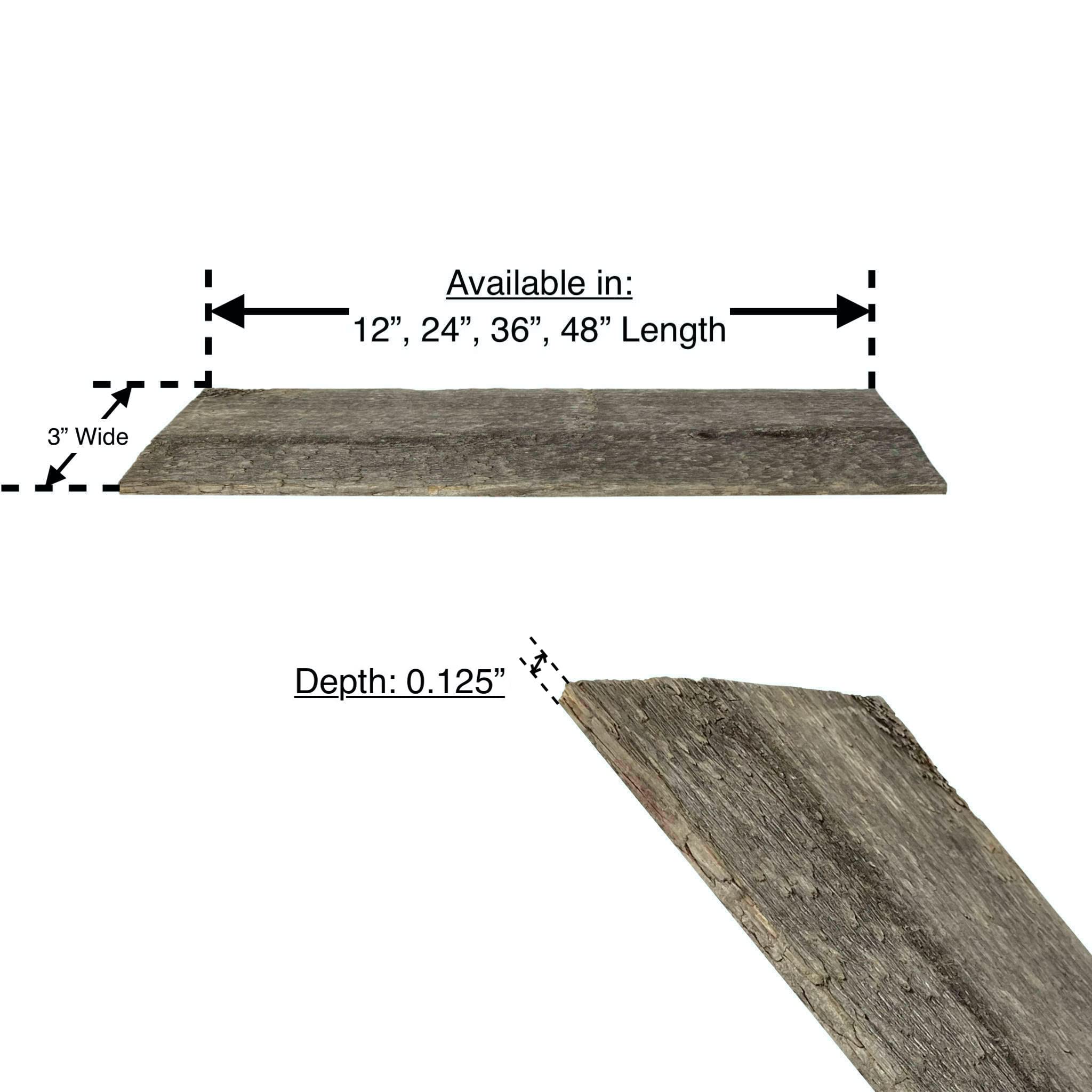BARNWOODUSA Rustic Farmhouse Reclaimed Bundle 12 inch Plank Wall Panels RemodelingDIY Repurposed Decoration Shiplap Natural Weathered Gray Pack of 6 Planks - Image 6