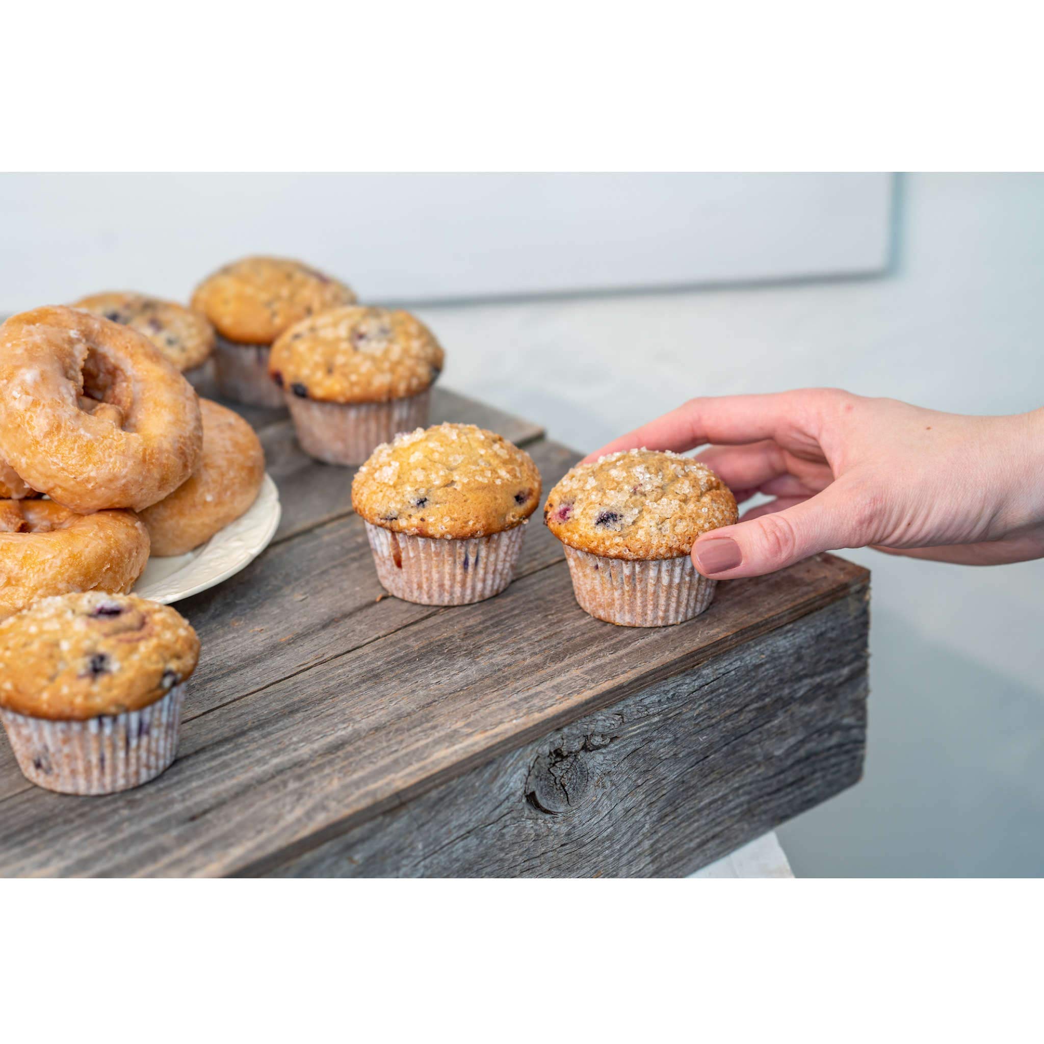 BARNWOODUSA Wood Cake Stand 15"x15" Weathered Gray Rustic Wooden Wedding Dessert Stand Vintage Sturdy 100% Reclaimed Wood - Image 9